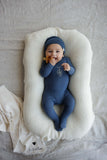 Lilette Off Navy Bicycle Footie Set