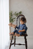 Lilette Off Navy Sweet Bear Toddler Set