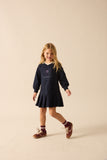 Lil Legs Navy/Green Fan Club Dress