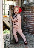 Lil Legs Bud Pink Cherry Patch Sweatshirt Set
