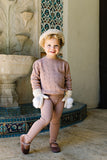Lil Legs Analogie Dried Rose Girls Knit Set