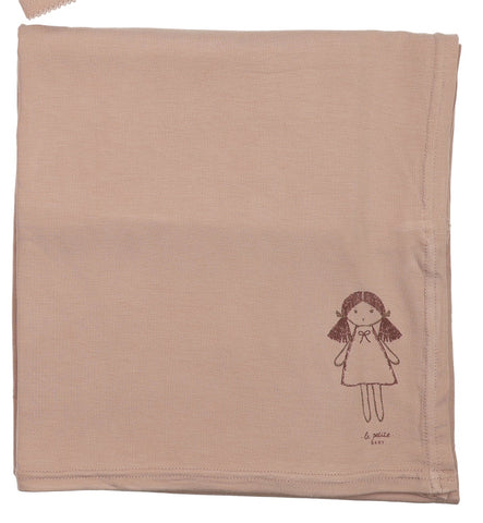 Lilette Dusty Pink Molly Dolly Blanket
