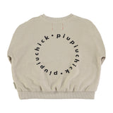 Piupiuchick Ecru Logo Sweatshirt