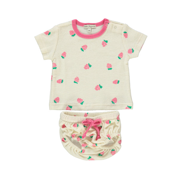 Bebe Organic Lolla Raspberry Baby Set