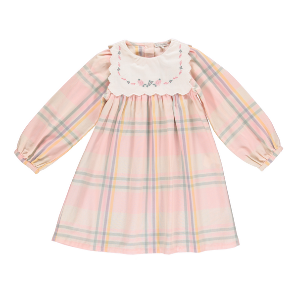 Bebe Organic Lucy Autumn Check Dress