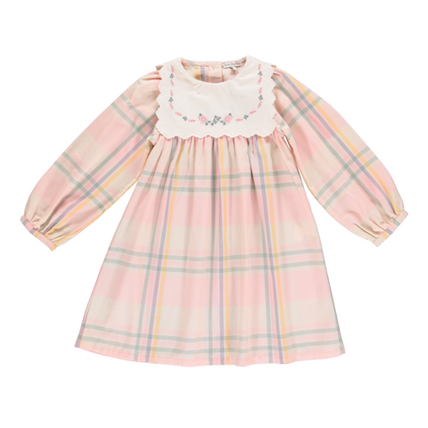 Bebe Organic Lucy Autumn Check Dress