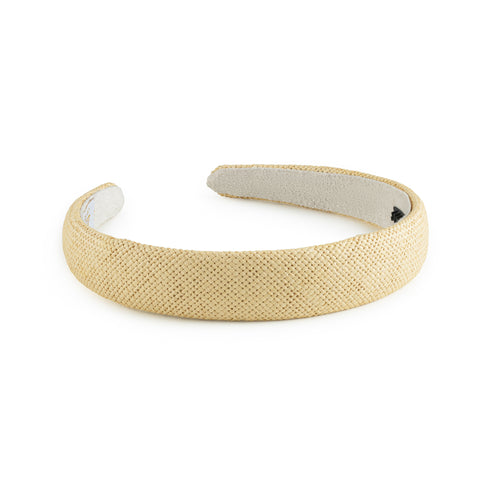 Halo Luxe Buttermilk Tabitha Luxe Linen Headband