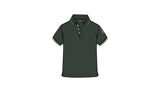 Colmar Dark Green Tricolor Striped Trim SS Polo