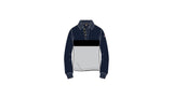 Colmar Navy Contrast Collar Long Sleeve Piquet Polo