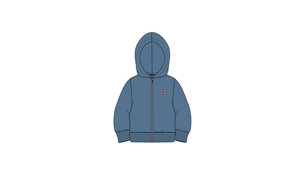 Colmar Baby Admiral Blue Full Zip Hooded Sweatshirt 3684R-1wx-733