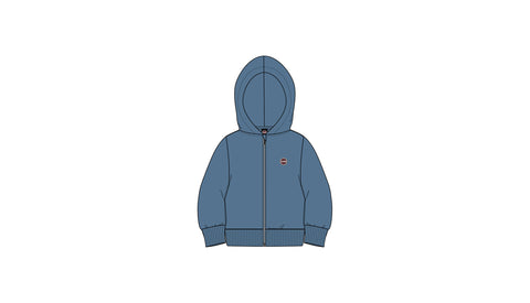 Colmar Baby Admiral Blue Full Zip Hooded Sweatshirt 3684R-1wx-733