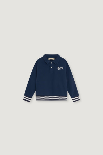 The New Society Black Iris Misty Polo