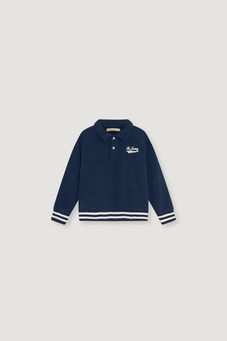 The New Society Black Iris Misty Polo