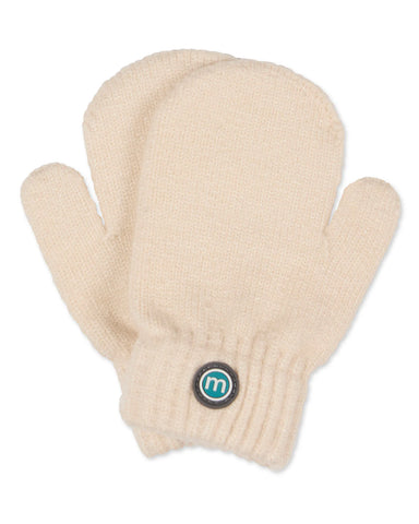 Memoi Ivory Basic Mittens
