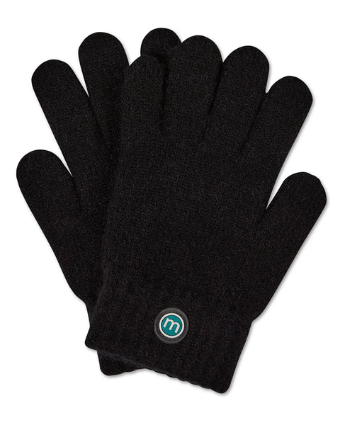 Memoi Black Basic Gloves