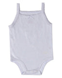 Minimoi White/Pink Playful Bunny Bodysuits