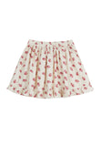Mipounet Adela Red Printed Corduroy Skirt