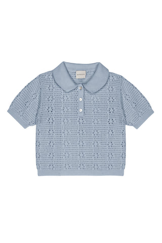 Mipounet Blue Florence Knit Polo