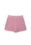 Mipounet Pink Nude Cerise Sweater + Short Set