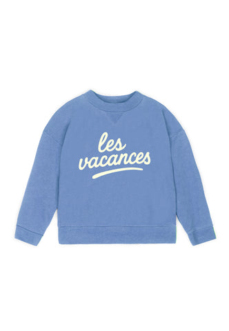 Mipounet Blue Les Vacances Sweatshirt