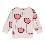 Wynken Ecru Tulip Baby Sweatshirt & Pant Set