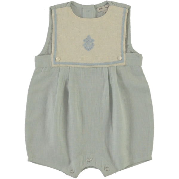 Bebe Organic Malo Cloud Blue Romper