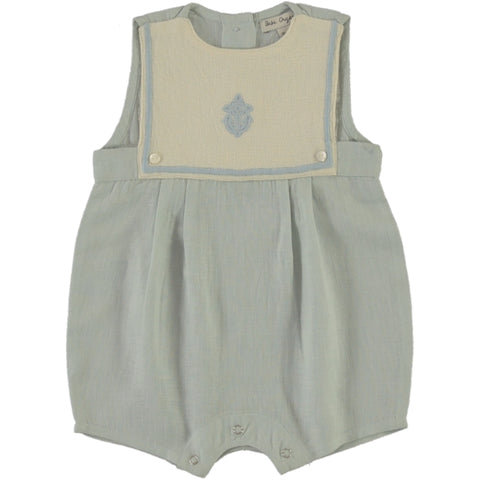 Bebe Organic Malo Cloud Blue Romper