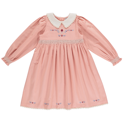 Bebe Organic Margot Dusty Rose Dress