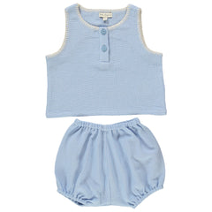 【omochi】bebeorganic Joan Baby Set 24m Bebe Organic Mateo Mediterranean Baby Set – Panda and Cub