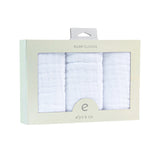 Ely's & Co White Muslin Burp Cloths