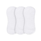 Ely's & Co White Muslin Burp Cloths