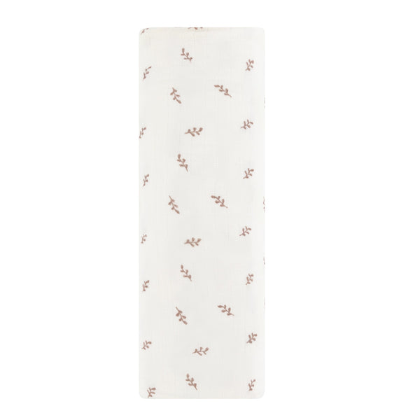 Ely's & Co Lavender Leaf Muslin Swaddle