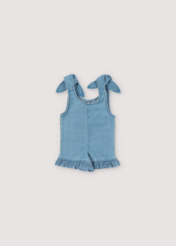 The New Society Mid Blue Denim Niobe Romper