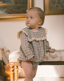 Noralee Fall Plaid Noelle Romper
