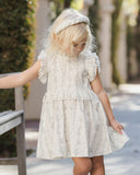 Noralee Natural French Floral Stripe Alice Dress