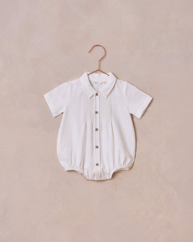 Noralee White Henry Romper