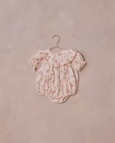 Noralee Natural Bow Ditsy Eva Romper