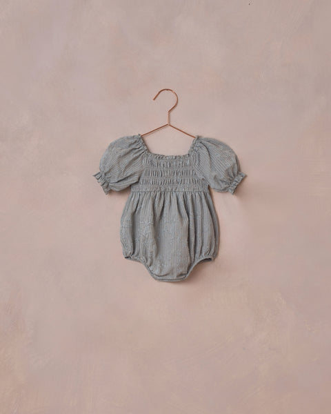 Noralee Aqua Hazel Romper