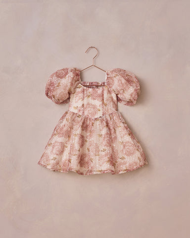 Noralee Natural Pink Peonies Nina Dress