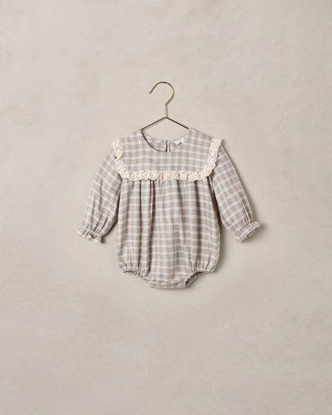 Noralee Fall Plaid Noelle Romper