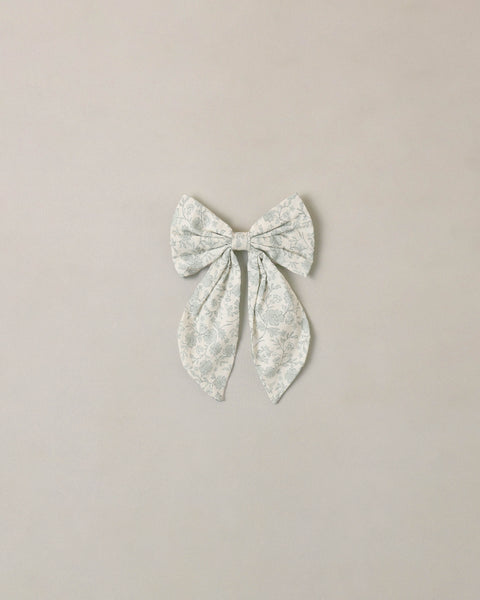 Noralee Ivory Sky Floral Everly Bow