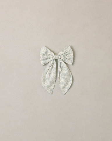 Noralee Ivory Sky Floral Everly Bow