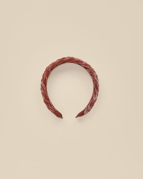 Noralee Poppy Velvet Braided Headband