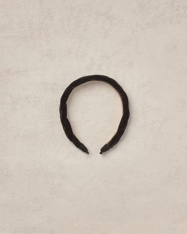 Noralee Black Velvet Braided Headband