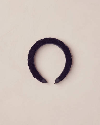 Noralee Black Braided Headband