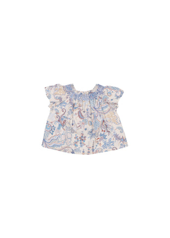 The New Society Baby Liberty Ocean Blouse + Bloomer Set