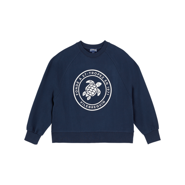 Vilebrequin Navy Blue  Turtle Sweatshirt