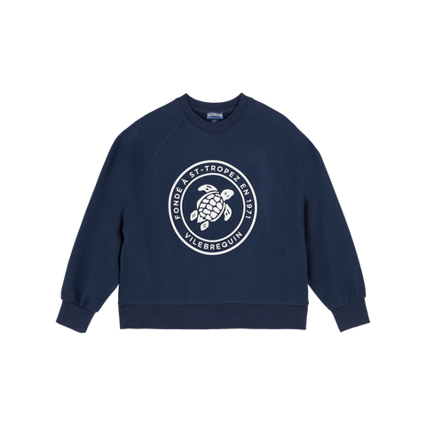 Vilebrequin Navy Blue  Turtle Sweatshirt