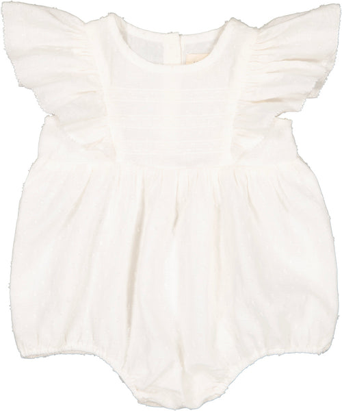 Louis Louise Off White Plumetis Ravissante Romper