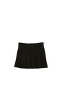 Philosophy Black Side Zip Pleated Skirt